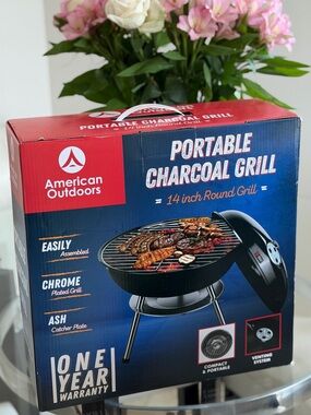 American Outdoors  Portable Charcoal Grill